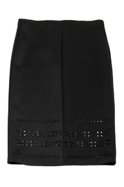Current Boutique-Clover Canyon - Black Neoprene Skirt Sz M