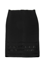 Current Boutique-Clover Canyon - Black Neoprene Skirt Sz M
