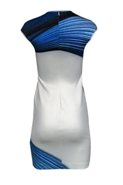 Current Boutique-Clover Canyon - Blue & White Printed Sheath Dress Sz XS