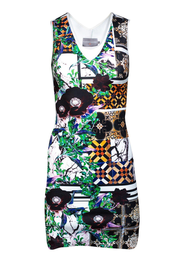 Current Boutique-Clover Canyon - Floral Print Bodycon Dress Sz XS