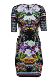 Current Boutique-Clover Canyon - Printed Rose Design Sheath Dress Sz XS