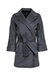 Current Boutique-Club Monaco - Grey Long Wool Blend Coat Sz XS