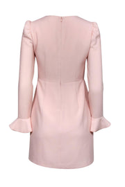Current Boutique-Club Monaco - Light Pink Sheath Dress w/ Bell Sleeves Sz 0