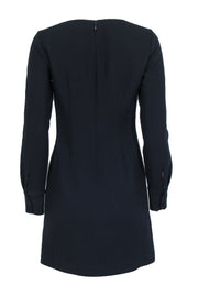 Current Boutique-Club Monaco - Navy Long Sleeve Button Front Dress Sz 0
