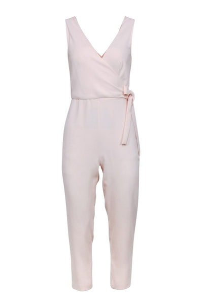 Current Boutique-Club Monaco - Powder Pink Wrap Jumpsuit Sz 0