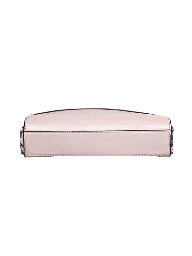Current Boutique-Coach - Baby Pink & Snakeskin Wristlet Clutch