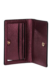 Current Boutique-Coach - Beige Monogram Wallet & Case Set