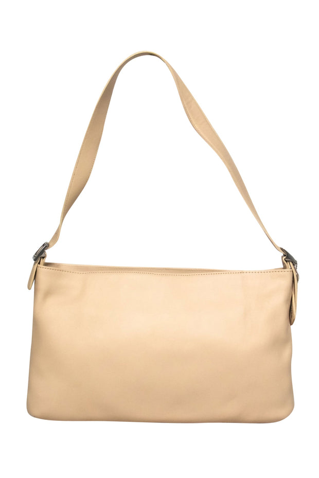 Current Boutique-Coach - Beige Smooth Leather Baguette