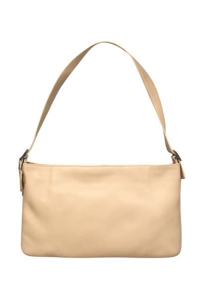 Current Boutique-Coach - Beige Smooth Leather Baguette