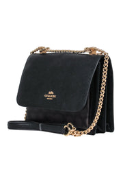 Current Boutique-Coach - Black & Brown Leather Crossbody Bag