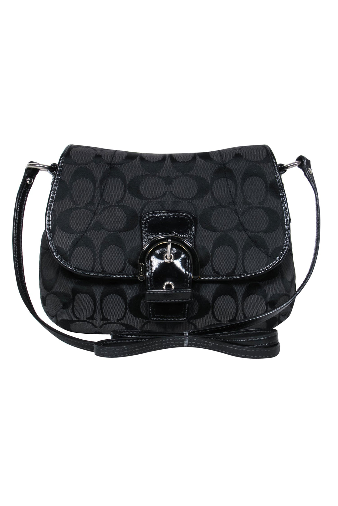 Coach Black Signature print Crossbody/shoulder bag hotsell