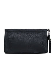 Current Boutique-Coach - Black Pebbled Leather Zip Wristlet