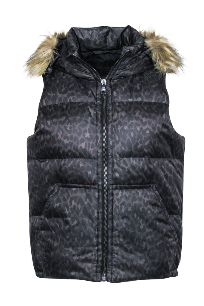 Coach puffer outlet vest