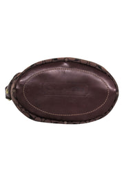 Current Boutique-Coach - Brown Canvas & Leather Classic Logo Shoulder Bag