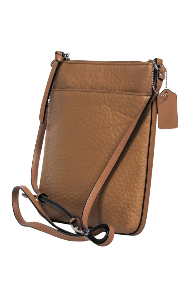 Current Boutique-Coach - Brown Pebbled Leather Crossbody Purse