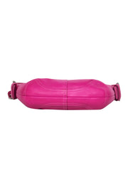 Current Boutique-Coach - Hot Pink Leather Shoulder Bag w/ Buckles