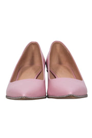 Current Boutique-Coach – Pale Pink Pointed Toe Block Heel Pumps Sz 7
