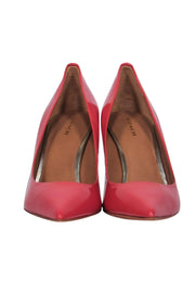 Current Boutique-Coach - Pink Patent Leather Pointed Toe "Teddie" Pumps Sz 11