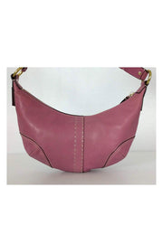 Current Boutique-Coach - Small Pink Leather Shoulder Bag