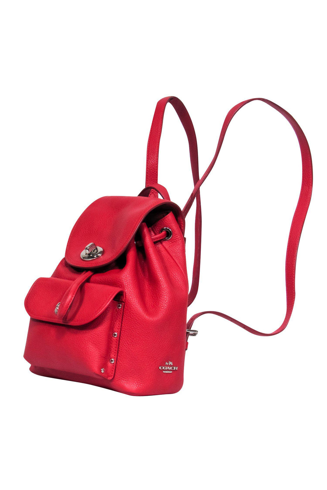 Coach Vintage newest Small Red Smooth Leather Backback