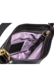 Current Boutique-Coach - Tan Zoe Logo Mini Handbag w/ Leather Trim