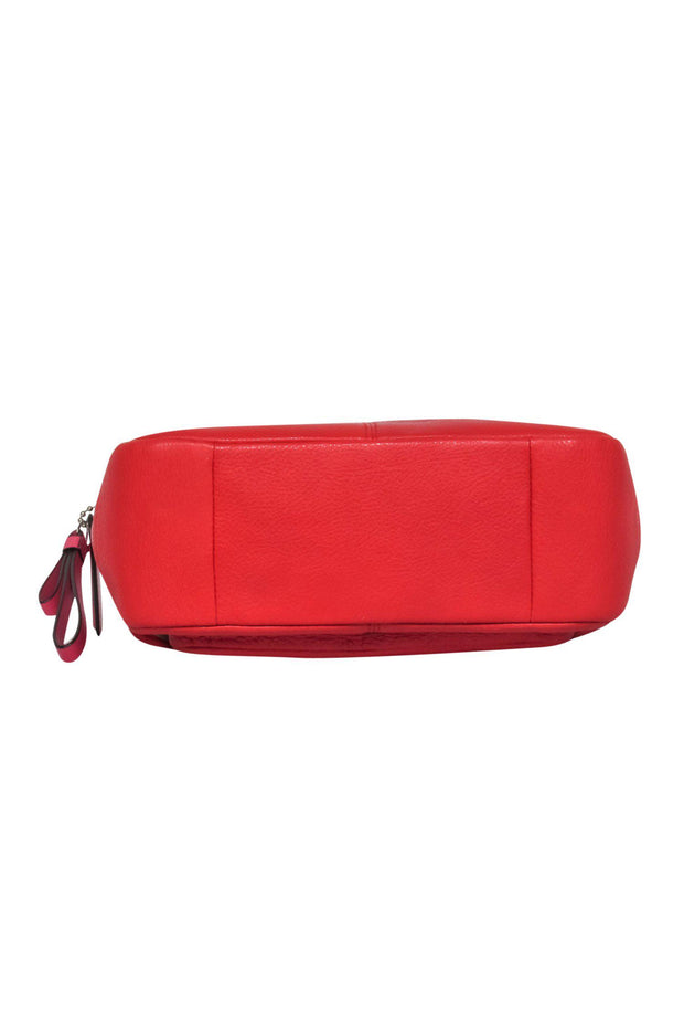 Current Boutique-Coach - Tomato Red Pebbled Leather Crossbody