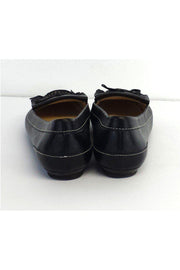 Current Boutique-Cole Haan - Black Leather Fringe Loafers Sz 7
