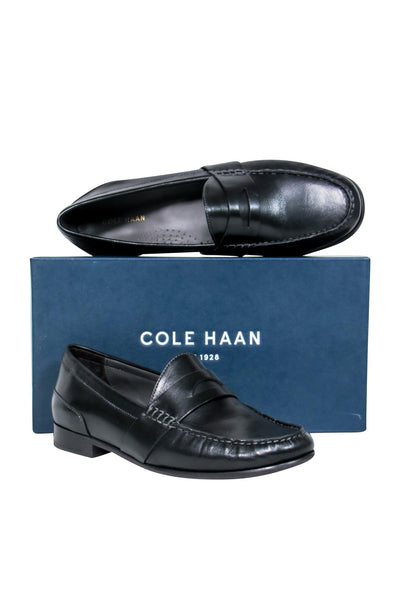 Current Boutique-Cole Haan - Black Leather "Laurel" Loafers Sz 10.5