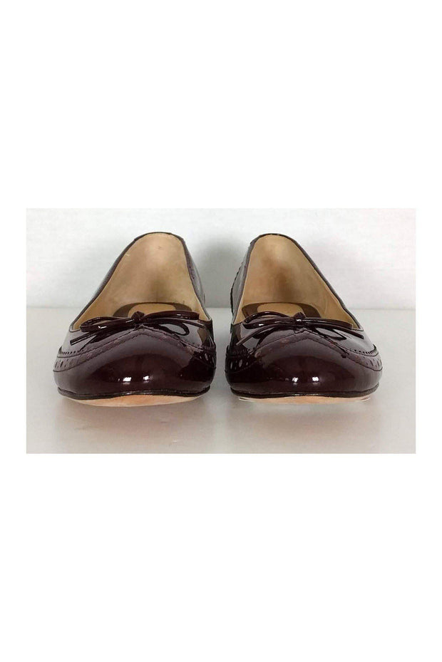 Current Boutique-Cole Haan - Maroon Ballet Flats w/ Bow Sz 5.5