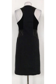 Current Boutique-Cut 25 by Yigal Azrouel - Grey & Black Fitted Dress Sz 8