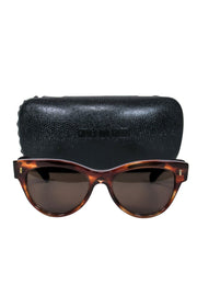 Current Boutique-Cutler and Gross - Brown Marbled Cat Eye Sunglasses