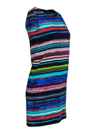 Current Boutique-Cynthia Rowley - Multicolored Striped Shift Dress Sz 0