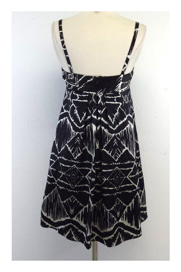 Current Boutique-Cynthia Steffe - Black & White Tribal Print Dress Sz 4