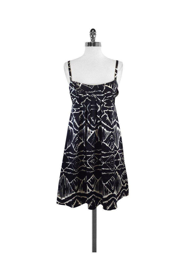 Current Boutique-Cynthia Steffe - Black & White Tribal Print Dress Sz 4