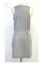 Current Boutique-Cynthia Steffe - Grey Wool Blend Sleeveless Dress Sz 12