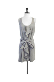 Current Boutique-Cynthia Steffe - Grey Wool Blend Sleeveless Dress Sz 12