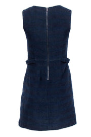Current Boutique-Cynthia Steffe - Navy Striped Tweed A-Line Dress Sz 4