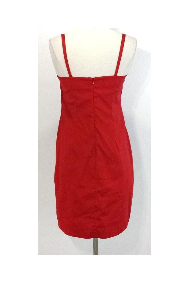 Current Boutique-Cynthia Steffe - Red Cotton Blend Dress Sz 2