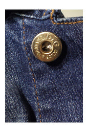 Current Boutique-D&G - Blue Denim Cotton Jacket Sz L