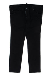 Current Boutique-DSQUARED2 - Black Fitted Jeans w/ Zippers Sz 16