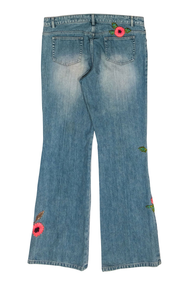 Current Boutique-Dana Buchman - Medium Wash Low-Rise "Ileana" Flare Jeans Sz 12