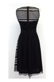 Current Boutique-David Meister - Black Sequin Sleeveless Dress Sz 2