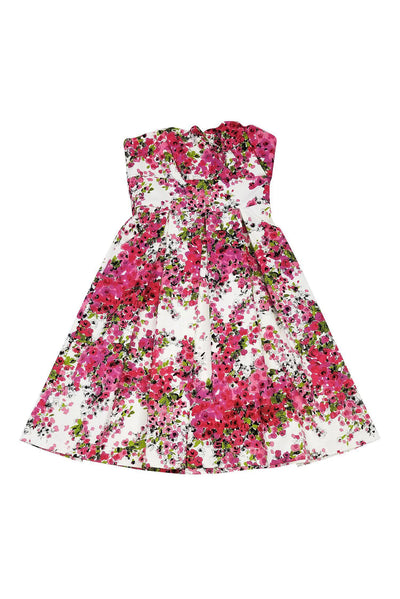 Current Boutique-David Meister - Floral Strapless Dress Sz 4