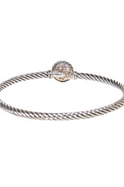 Current Boutique-David Yurman - "Petite Chatelaine" Bracelet in Sterling Silver w/ Citrine