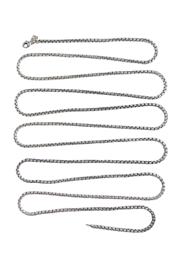 Current Boutique-David Yurman - Sterling Silver Box Chain Necklace