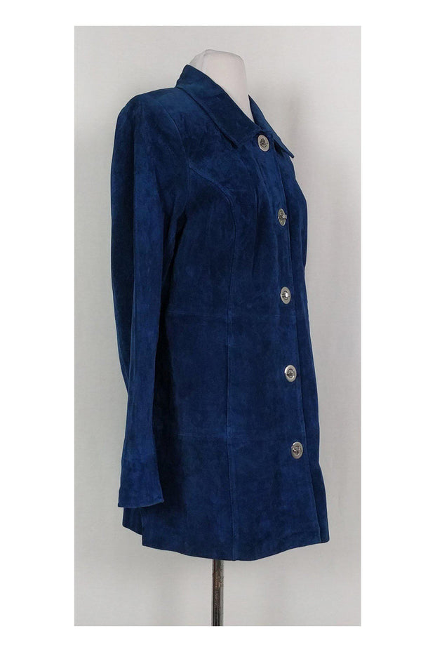 Dennis basso suede outlet coat