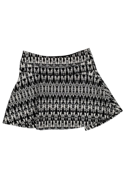 Current Boutique-Derek Lam 10 Crosby - White & Black Tweed Skirt Sz 8