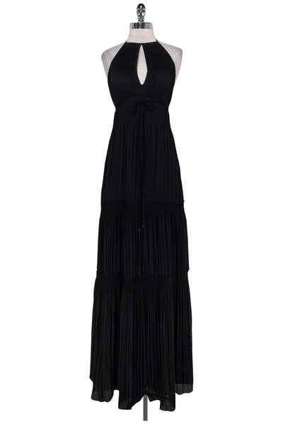 Current Boutique-Diane von Furstenberg - Black Aden Maxi Dress Sz 4