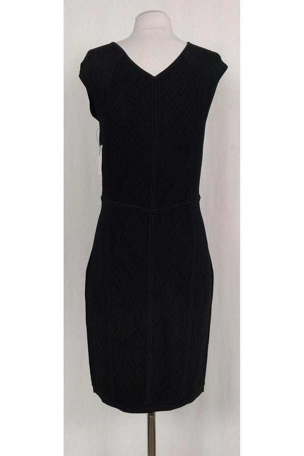 Current Boutique-Diane von Furstenberg - Black Cressida Bodycon Dress Sz M