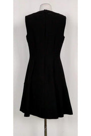 Current Boutique-Diane von Furstenberg - Black Flared Maureen Dress Sz 8